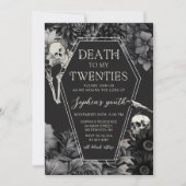 RIP 20 30. Geburtstag Tod meiner Jugend Einladung (Vorderseite)
