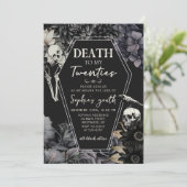 RIP 20 30. Geburtstag Tod meiner Jugend Einladung (Stehend Vorderseite)