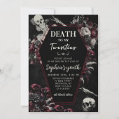 RIP 20 30. Geburtstag Tod meiner Jugend Einladung (Vorderseite)