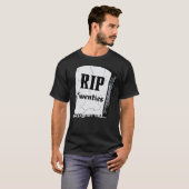 RIP 20 RIP 20 stirbt an meinen Zwanzigern T-Shirt (Vorne ganz)