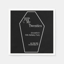 RIP 20er Gotik 30. Geburtstag Party Schwarz und We