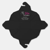 RIP 20s 30th Birthday Party Black Pink Geschenkschachtel (Ungeklappt)