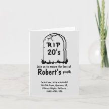 Rip 20's lustiger 30. Geburtstag