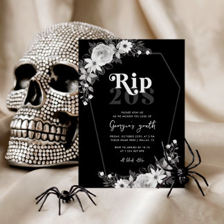 Rip 20s Tod meines 30. Geburtstags-Party Einladung