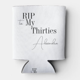 RIP 30s Party 40th Birthday Black and White Dosenkühler