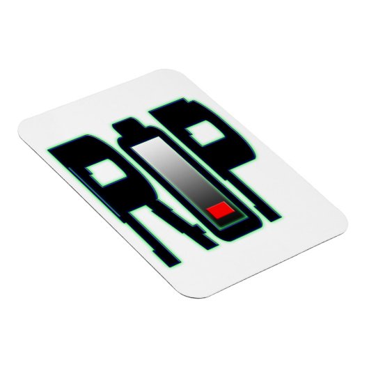 RIP Akku Flexible Foto Magnet (Rechte Seite)