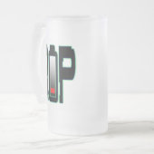 RIP Akku Mattiert Glass Tasse (Vorderseite Links)