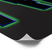 RIP-Akku-Plakat Poster (Ecke)