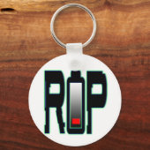 RIP-Akku-Taste Schlüsselanhänger (Rückseite)