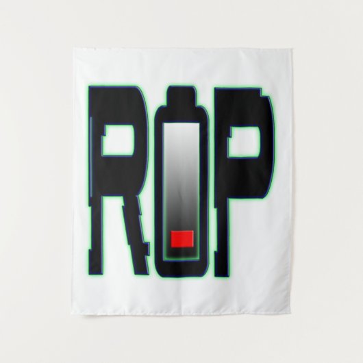 RIP-Akku-Wandauflage Wandteppich (Vorderseite)