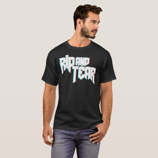 Rip and Träne Doom Eternal Essential Active T- T-Shirt (Vorne ganz)