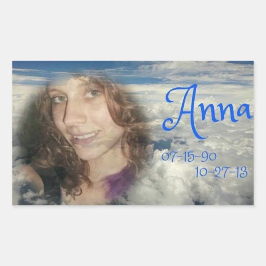 Rip ANNA Rechteckiger Aufkleber (Vorderseite)