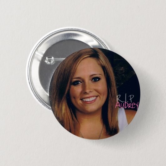 RIP Audrey Knopf Button (Vorne & Hinten)