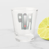 RIP-Batterieladeglas Schnapsglas (Rückseite)