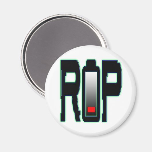 RIP-Batterielekopfnetz Magnet (Vorderseite/Rückseite)