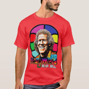 Rip Bill Walton Bleibe komische Gefärbte Krawatte  T-Shirt