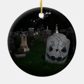RIP Cemetery Tombstone Keramik Ornament (Hinten)