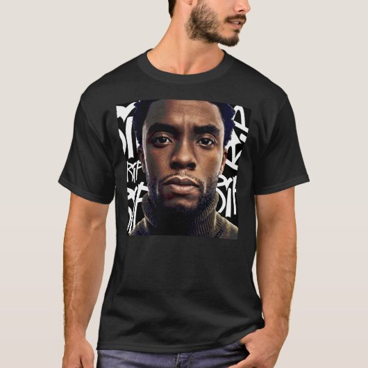 RIP Chadwick Boseman Premium T - Shirt (Vorderseite)