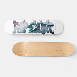 Rip Curl Splash Surf's Up Script Slogan Skateboard