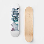 Rip Curl Splash Surf's Up Script Slogan Skateboard (Vorderseite)