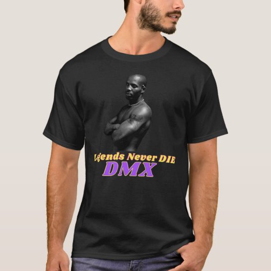 Rip dmx , Dark Man X , Erholung in Peace Dmx Rappe T-Shirt (Vorderseite)
