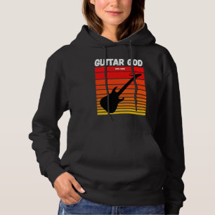 RIP Eddie Tribute RETRO GITARRENGOTT Gitarre Mit Z Hoodie