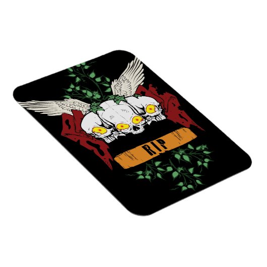 RIP Evil Skulls Magnet (Rechte Seite)