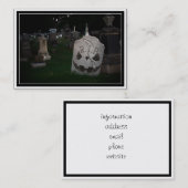 RIP Friedhof Grabstein Visitenkarte (Vorne/Hinten)
