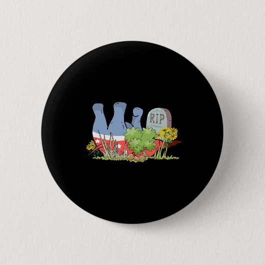 Rip Gop toter Elefant republikanischer Protest Button (Vorderseite)