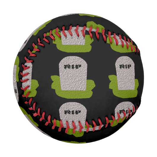 RIP Grabstein Baseball (Vorderseite Links)