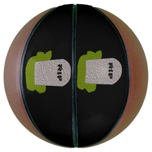 RIP Grabstein Basketballs (Vertikal)
