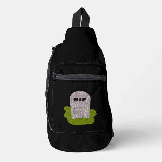 RIP Grabstein Crossbody Bag (Vorderseite)