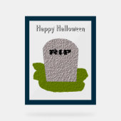 RIP Grabstein Custom Acrylschild (Vorderseite)