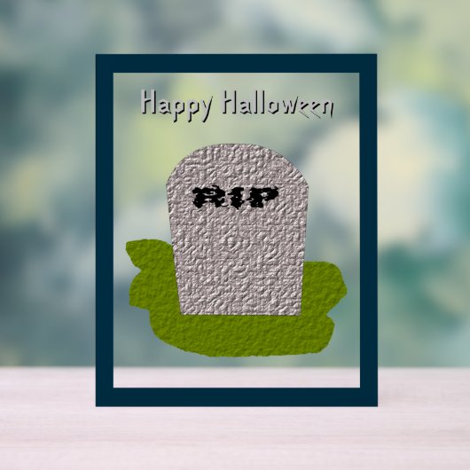 RIP Grabstein Custom Acrylschild (Neutral)