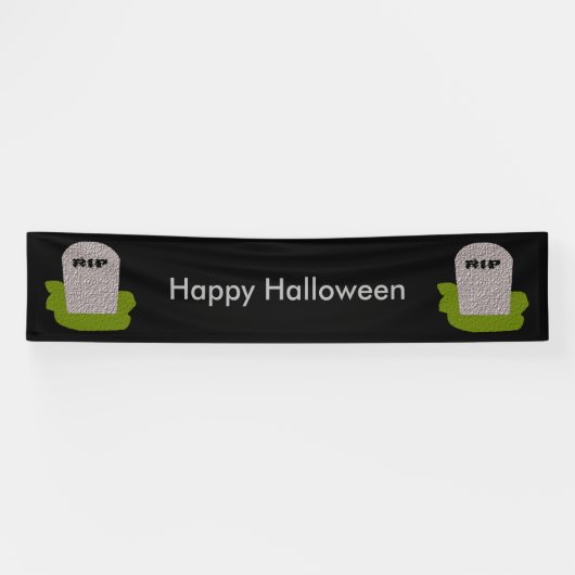 RIP Grabstein Custom Banner (Horizontal)