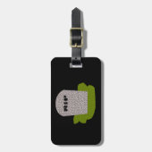 RIP Grabstein Custom Luggage Tag Gepäckanhänger (Vorderseite vertikal)
