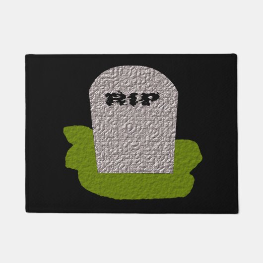 RIP Grabstein Doormat Fußmatte (Vorderseite)