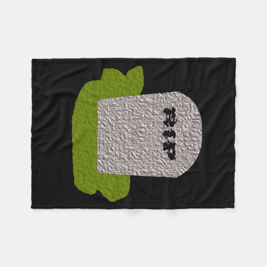 RIP Grabstein Fleece Blanket (Vorderseite (Horizontal))