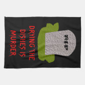 RIP Grabstein Funny Kitetücher Geschirrtuch (Horizontal)