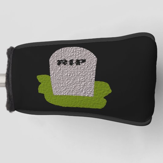 RIP Grabstein Golf Putter Abdeckung Headcover (Vorderseite)