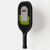 RIP Grabstein Halloween Pickleball Schläger (Links)