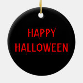 RIP Grabstein Happy Halloween Custom Keramikornament (Hinten)