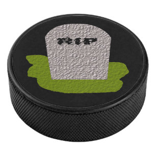 RIP Grabstein Hockey Puck