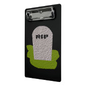 RIP Grabstein Mini Zwischenablage Klemmbrett (Gewinkelt2)