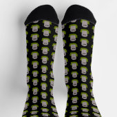 RIP Grabstein-Muster Socken (Oben)