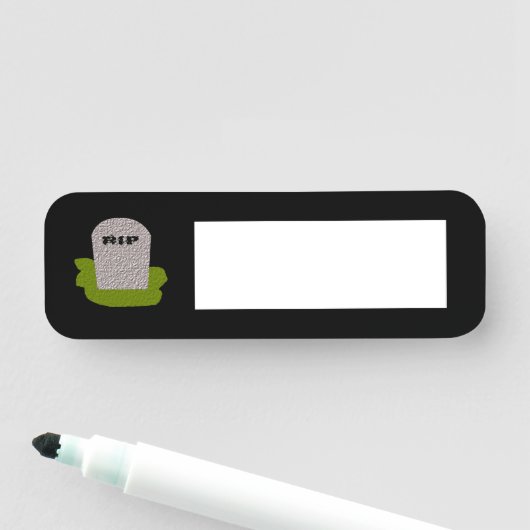 RIP Grabstein Namensschild (Beispiel)