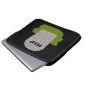 RIP Grabstein Notebook-Bag Laptopschutzhülle (Vorne Knopf)