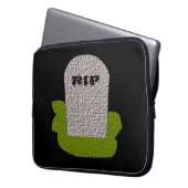 RIP Grabstein Notebook-Bag Laptopschutzhülle (Vorderseite Links)