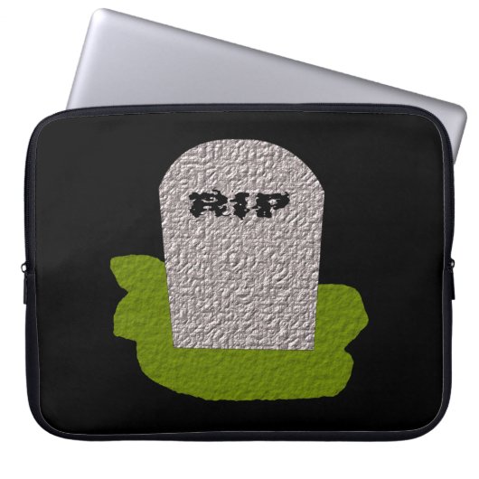 RIP Grabstein Notebook-Bag Laptopschutzhülle (Vorderseite)