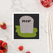 RIP Grabstein Paper Napkins Serviette (Beispiel)
